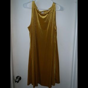 Old Navy velvet sleeveless dress